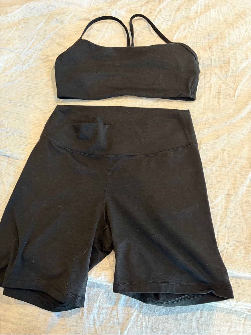 Old Navy Black High-Rise Bike Shorts